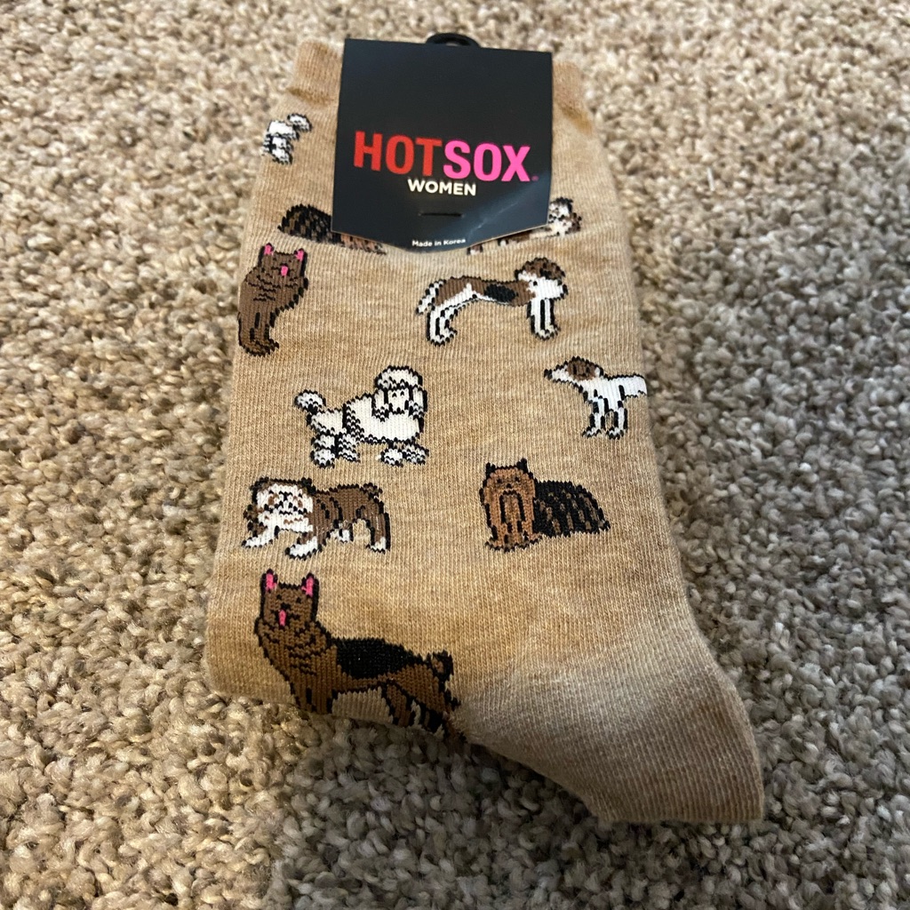 Brand New Hot Socks Dog Print